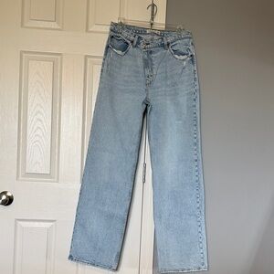 Abercrombie & Fitch Light Blue Straight Leg Jeans